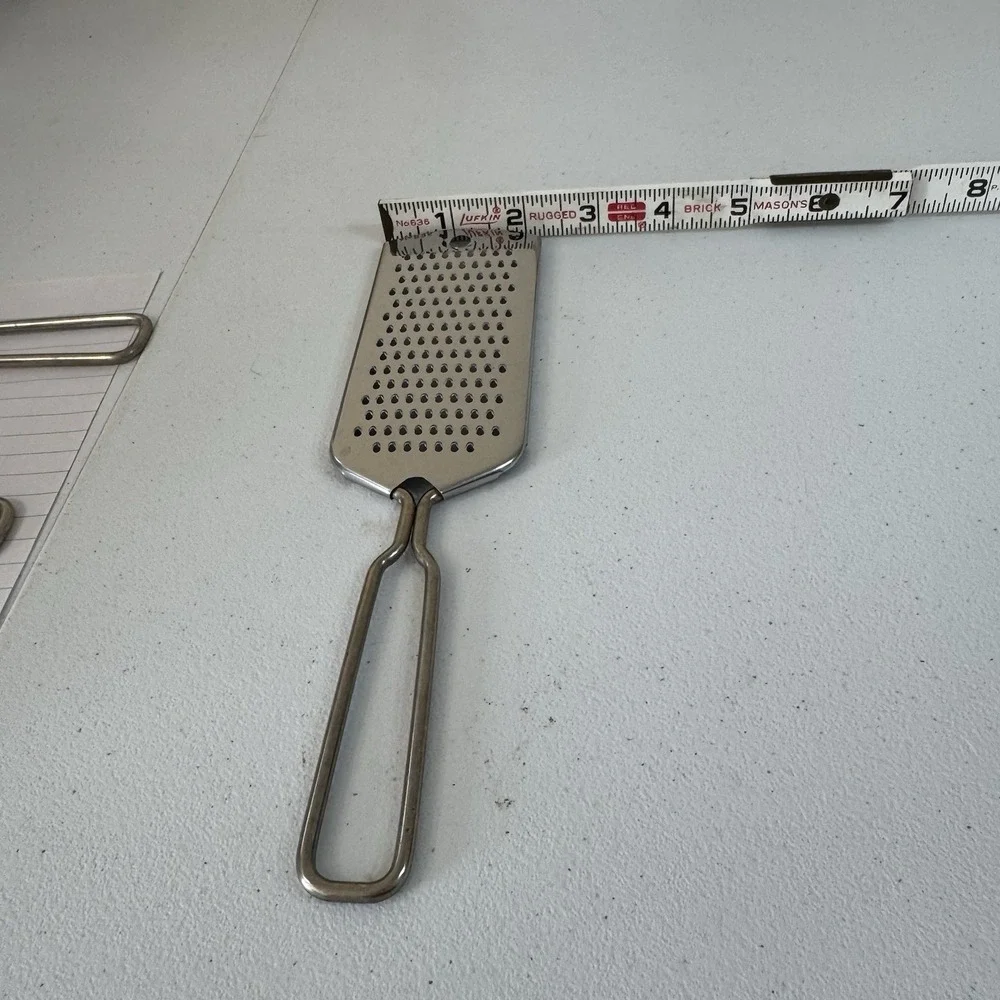 Set Of 2 Vintage Stainless Steel Foley Graters Zesters Cheese Citrus Spices